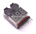3.7-30V 1-8S Lipo/Li-ion/Fe Battery Voltage 2IN1 Tester Low Voltage Buzzer Alarm
