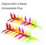 8 pair RC 5051 3 Blade Tri blade Transparant Propeller