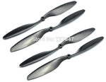 2Pairs 10x4.5 3K carbon fiber propeller 1045