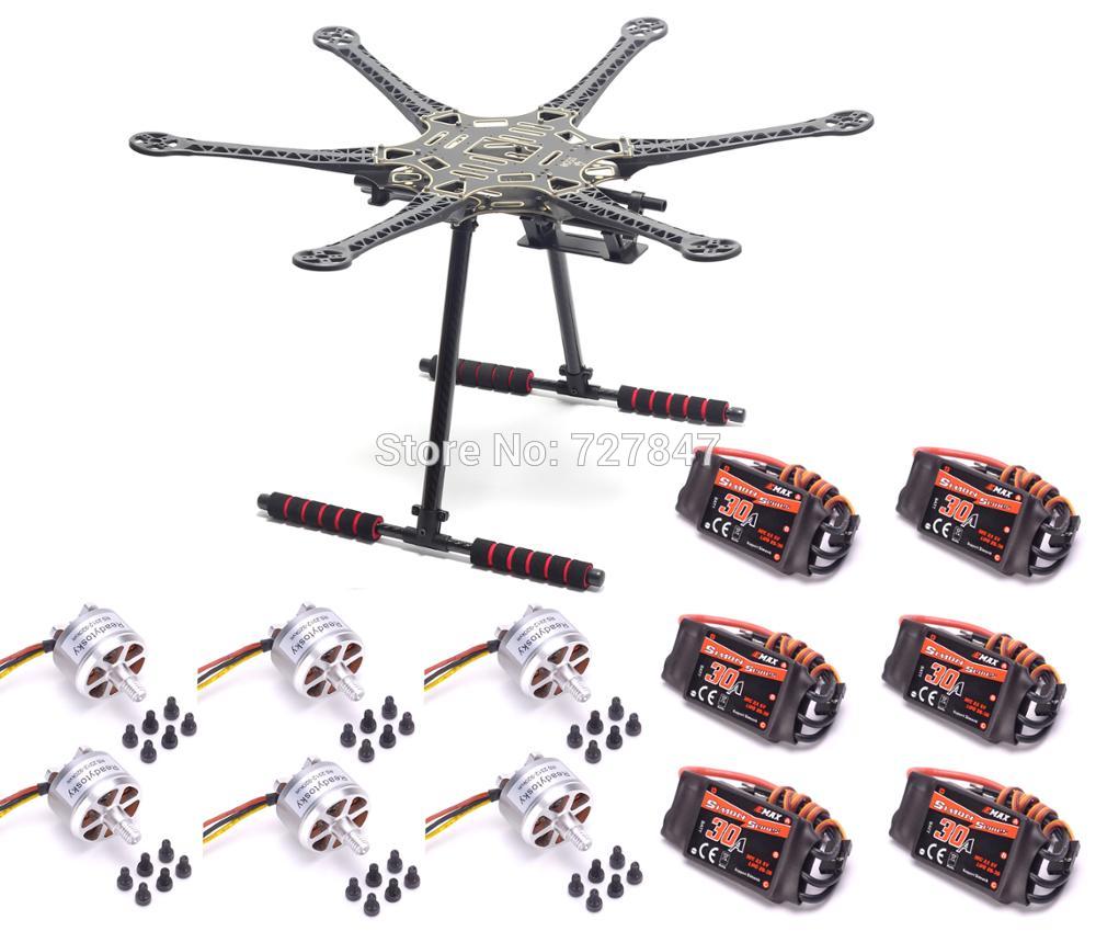 DIY RC S550 F550 500 Full Set 6-axis Aircraft Kit Frame 2312 920KV Motor  30a Brushless ESC