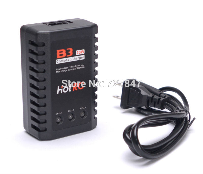 B3 20W 2S-3S Lipo Battery Compact Easy Balance Charger