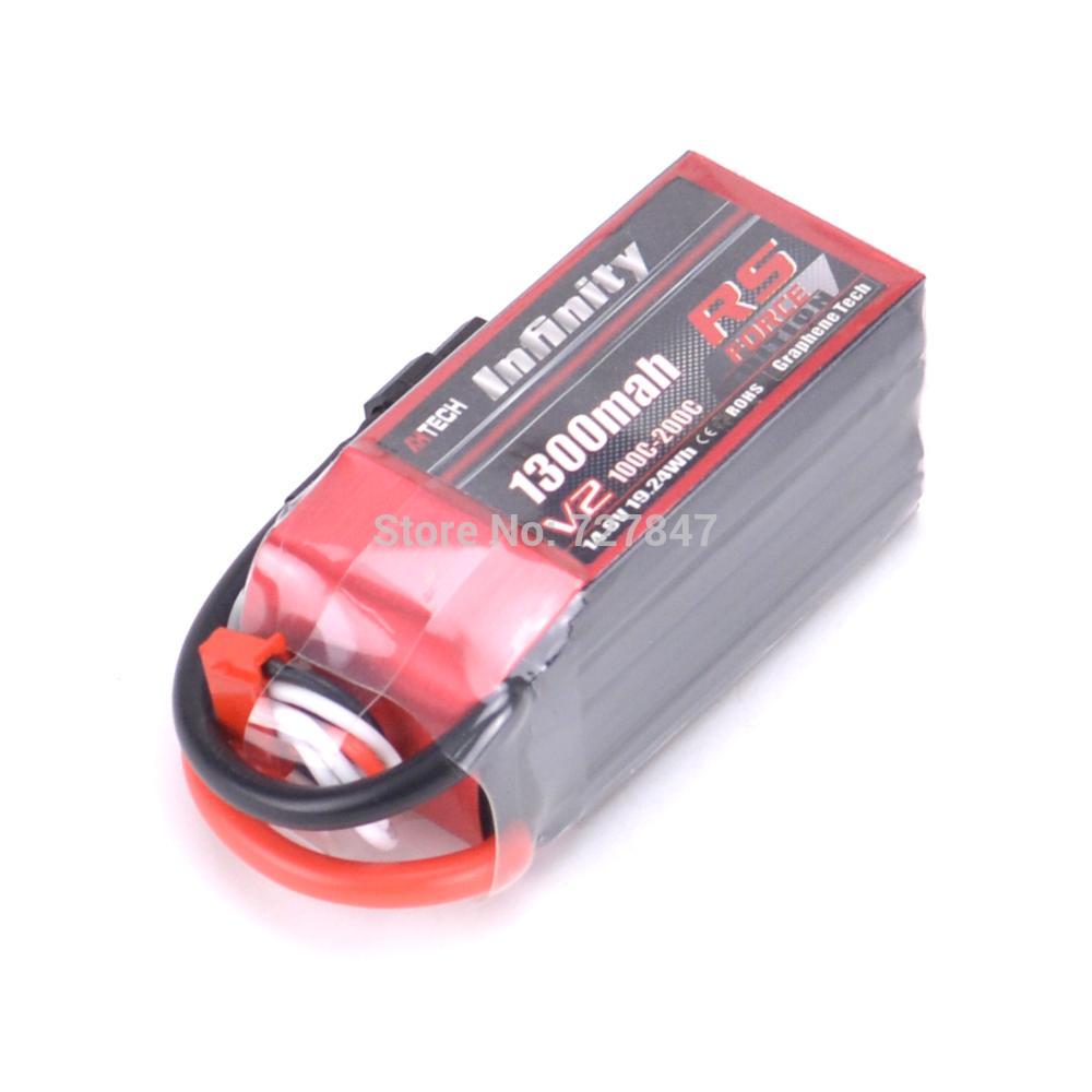 Rechargeable Li-po Battery For Infinity 1300mah 100C-200C 4S1P 14.8V