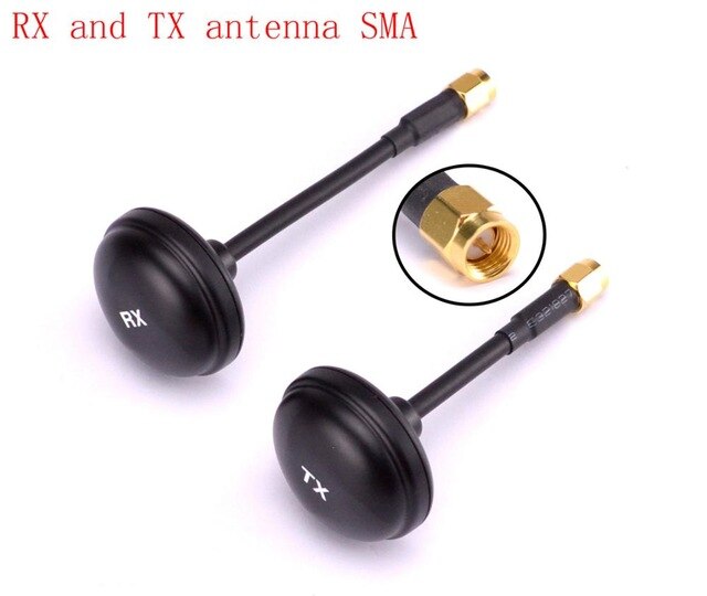 1 Pair 5.8G Omindirectional Mushroom Antenna for Auido Video Tx 3 leaf & Rx 4 leaf