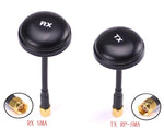 1 Pair 5.8G Omindirectional Mushroom Antenna for Auido Video Tx 3 leaf & Rx 4 leaf