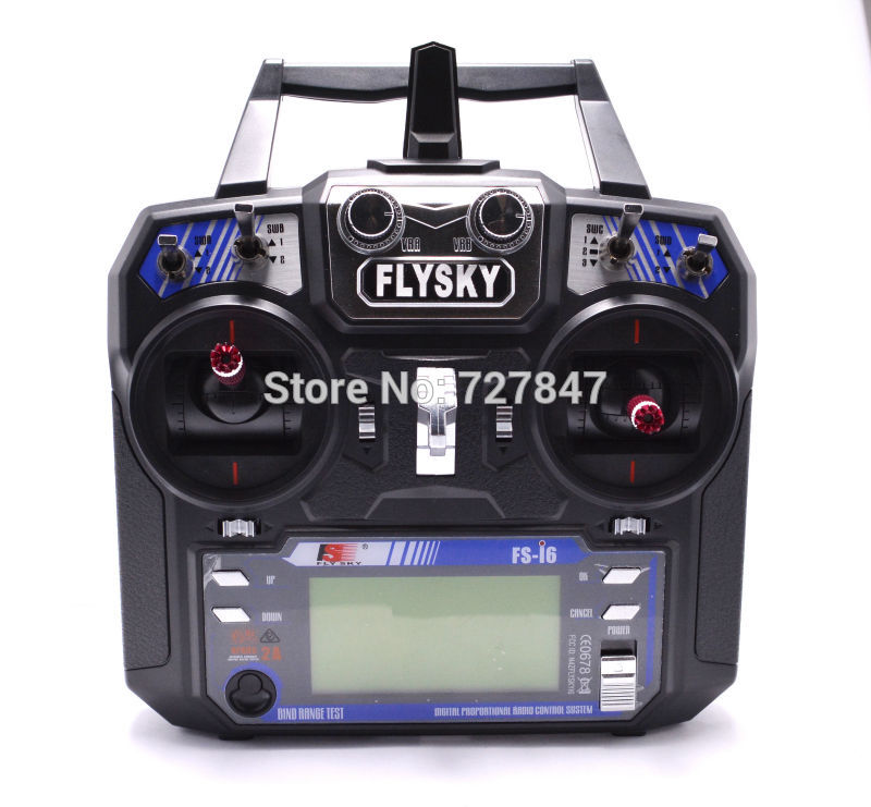 Newest Flysky FS-i6 FS I6 2.4G 6ch RC Transmitter Controller
