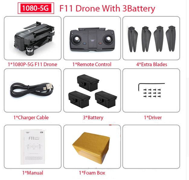 SJRC F11 GPS Drone