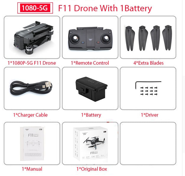 SJRC F11 GPS Drone