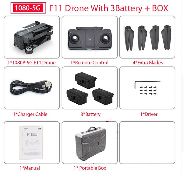 SJRC F11 GPS Drone