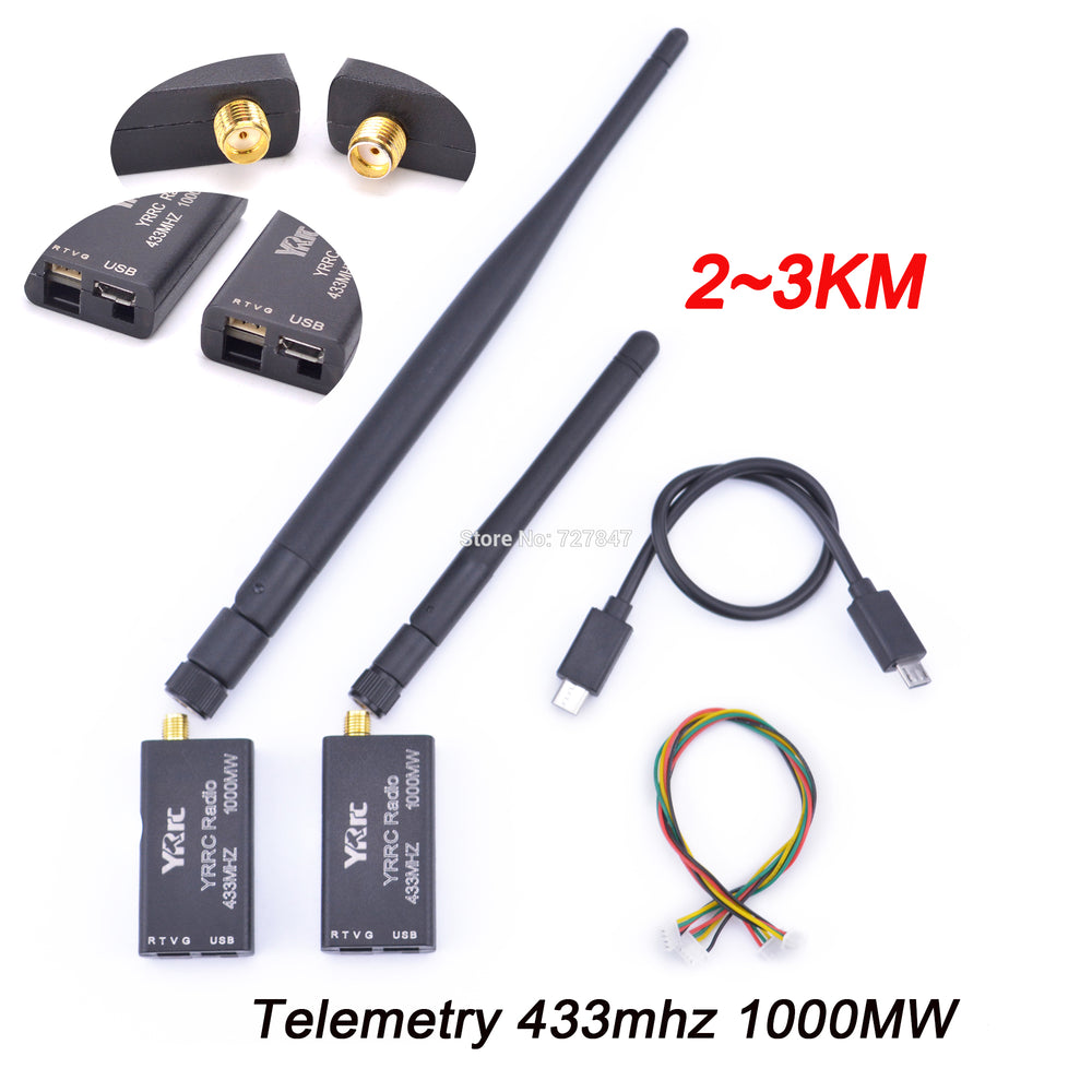 3DR Radio Telemetry 433mhz 433 1000MW 2~3KM Data Telemetry