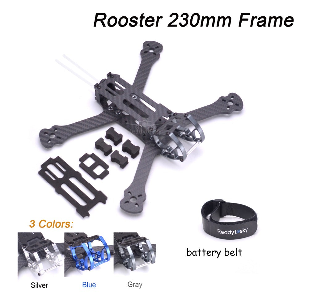 NEW Rooster 230 5" FPV Racing Drone Quadcopter Frame