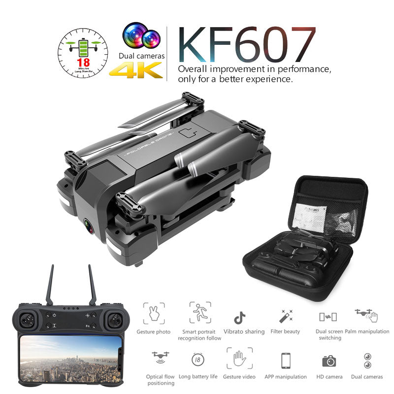 Newest 607 Quadcopter with Wifi FPV 4K/1080P HD Dual Camera