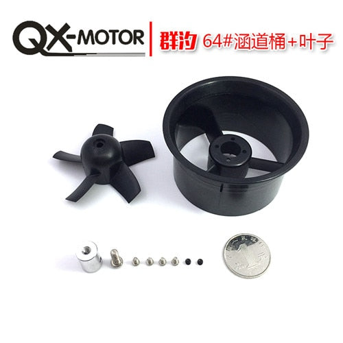 QX-Motor 64mm duct EDF unit with 4500KV brushless motor