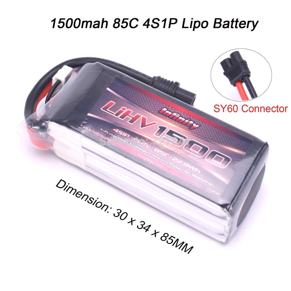 Rechargeable High Quality for Infinity LIHV 1500mAh 4S 85C 15.2V