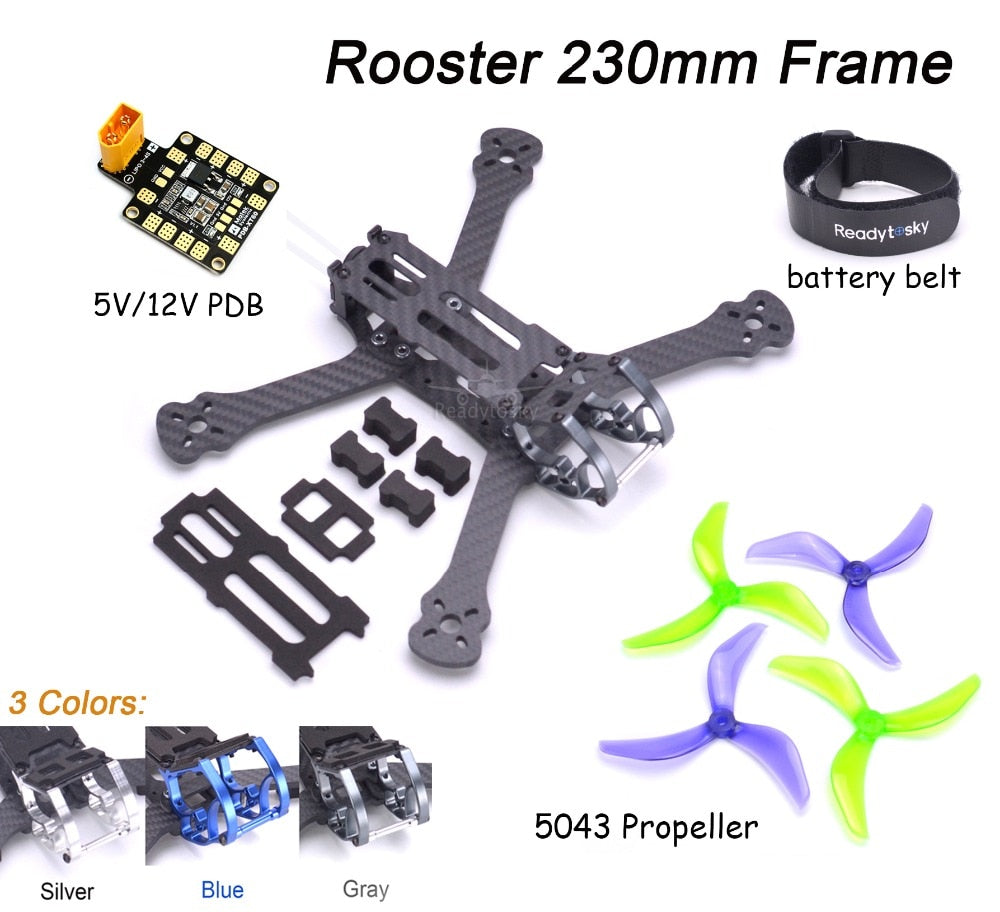 NEW Rooster 230 5" FPV Racing Drone Quadcopter