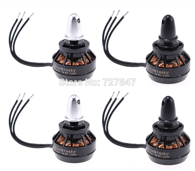 4 PCS 2204 2300KV CW CCW Brushless Motor