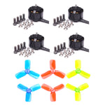 4pcs 1104 4000KV Brushless Brushless Motor +  2030 3 blade Propeller