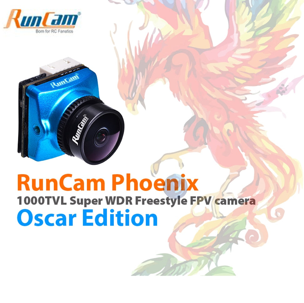 RunCam Phoenix Oscar Edition 1000TVL FPV Camera 2.5mm Lens 1/3" 120dB WDR