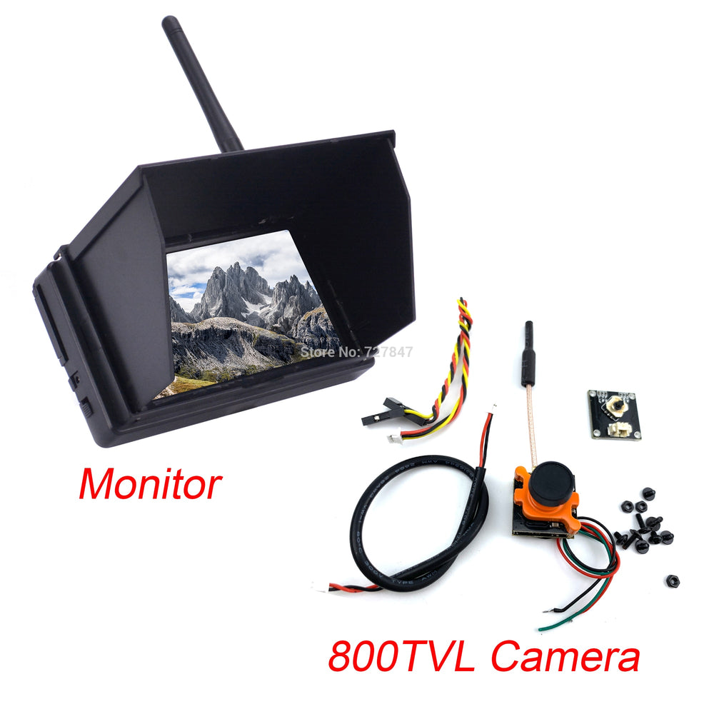 NEW 800TVL FPV CCD Camera NTSC/PAL Reciever and Monitor