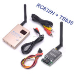 TS835 RC832S RC832 FPV 5.8G 600MW 48CH (2-6S) 7-28V Wireless AV Transmitter TS835 Receiver