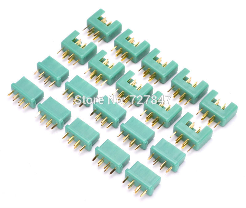 New MPX Connectors plug 24K Goldplated pin 40Amp